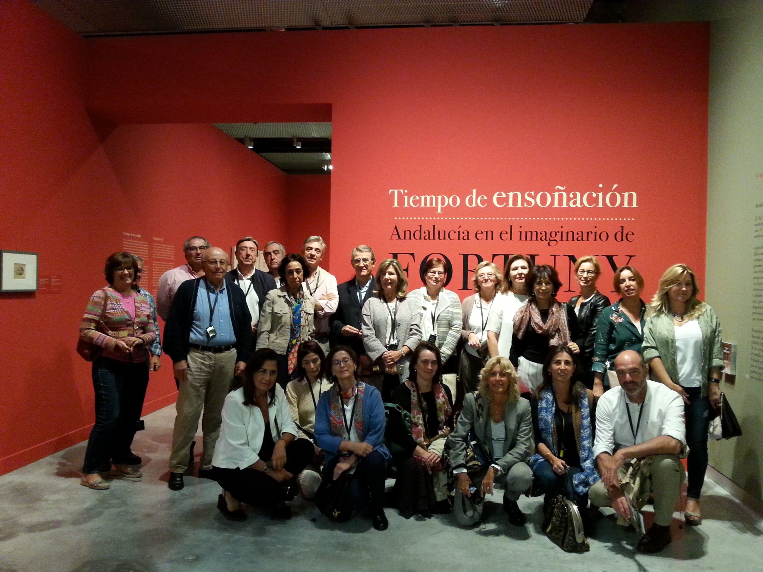 Visita del club Cultural a «Andalucía en el Imaginario de Fortuny» en Caixa Forum