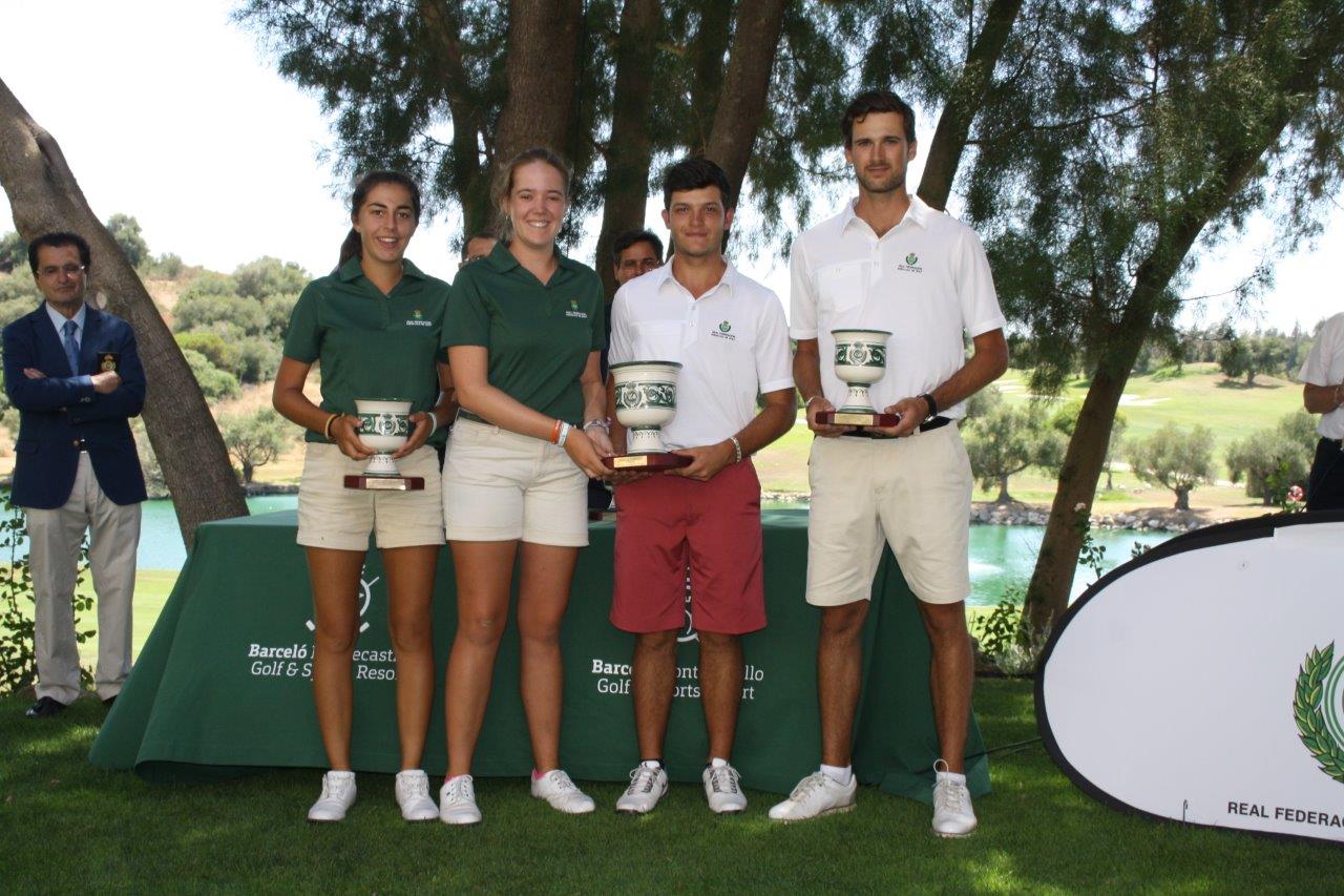 Nuestros socios, Ana Pina y Pablo Rodriguez-Tabernero, subcampeones femenino y masculino del Campeonato de Andalucía 2019