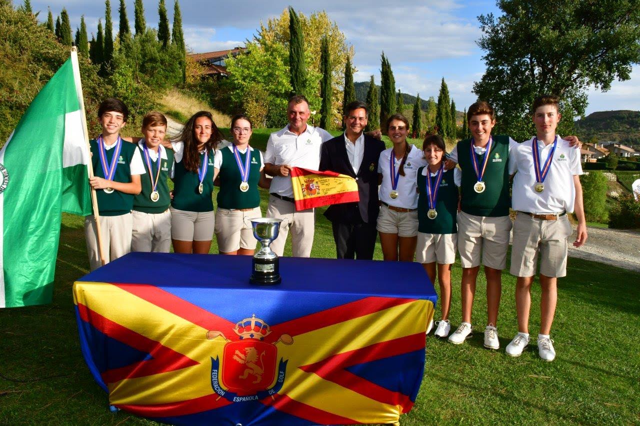 Nuestro socio, Alí Berk Berker, integrante del equipo andaluz campeón del  Campeonato de España de FFAA Infantil