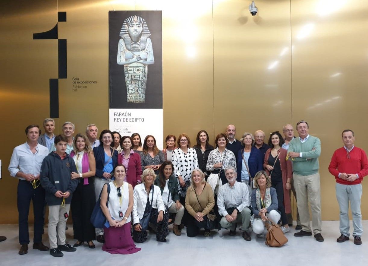 El club Cultural del RCSG visita la exposición  «FARAON, REY DE EGIPTO»