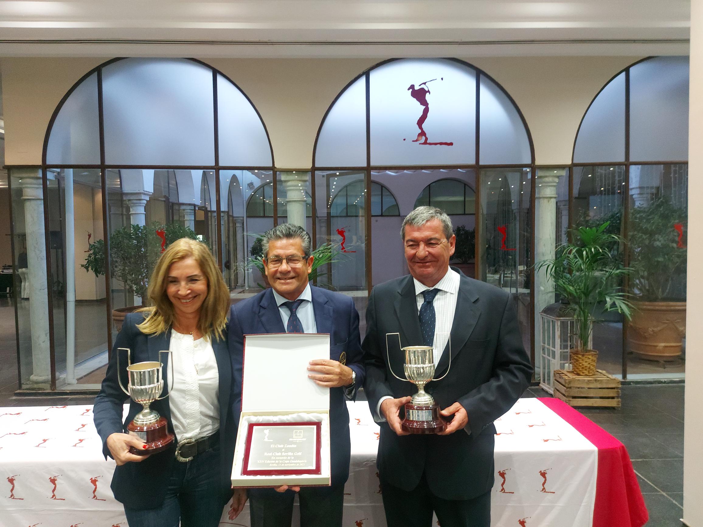 El Real Club Sevilla Golf vence en las categorías femenina y masculina al Club Zaudín en la 25 edición de la Copa Guadalquivir