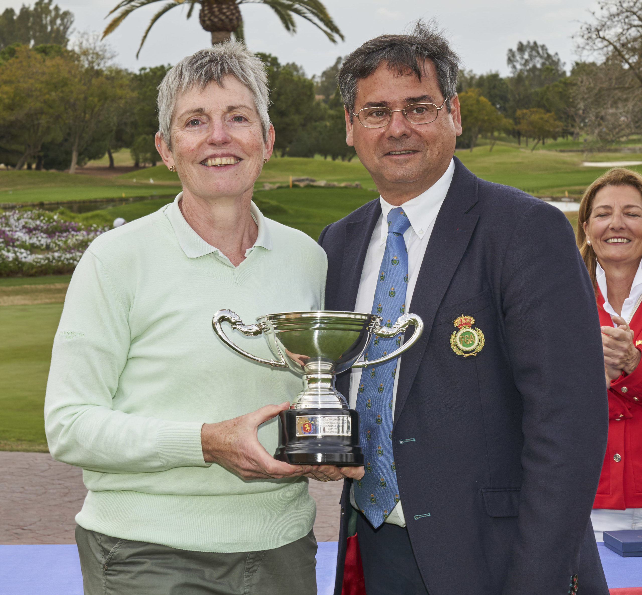 Laura Webb se proclama vencedora del Internacional de España Individual Senior Femenino en el Real Club Sevilla Golf