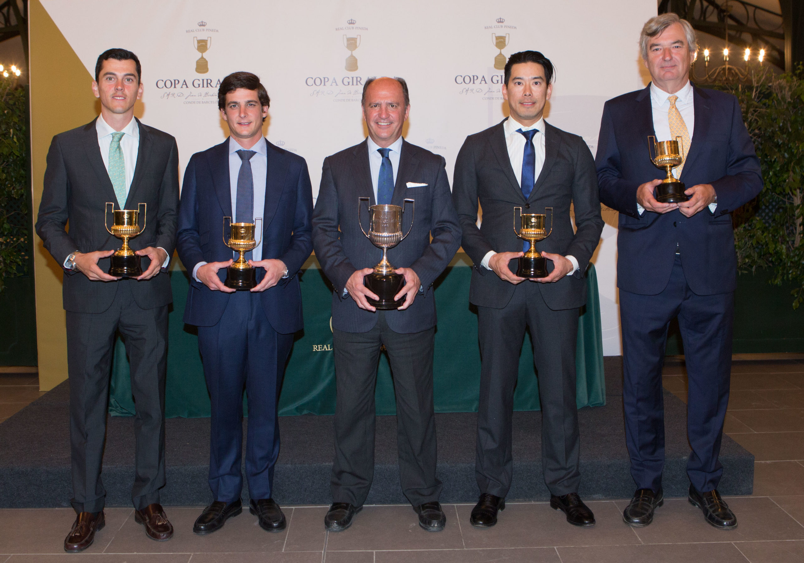El equipo del Real Club Sevilla Golf ganador de la LVIII edición de la Copa Giralda