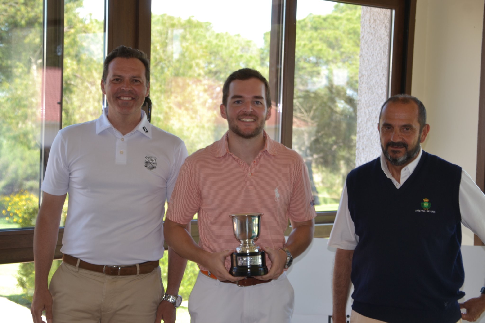 Nuestro socios, Pablo Heredia Iglesias y Ali Berk Berker, campeones scratch y hándicap del XXXVIII Campeonato de Huelva de Golf en Bellavista Huelva Club