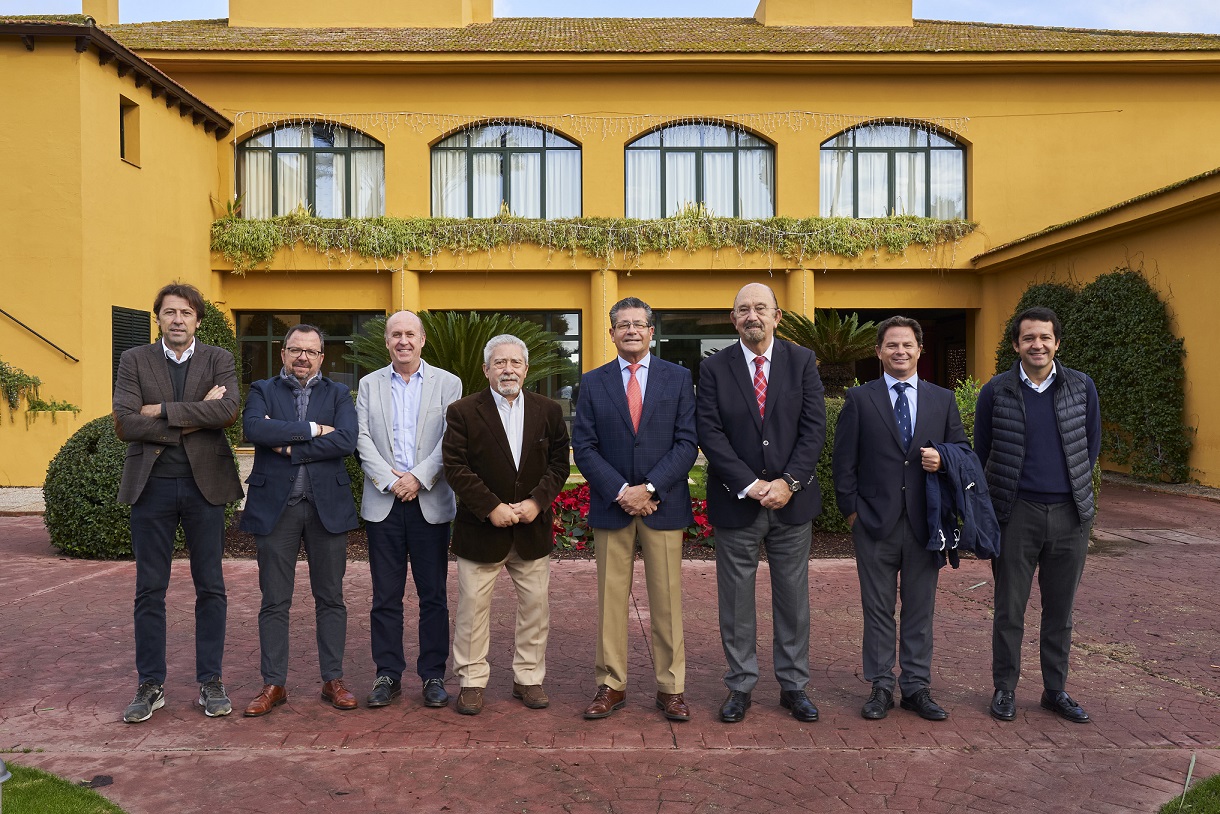 Visita institucional de los Presidentes de las Federaciones Española y Andaluza de Tenis al Real Club Sevilla Golf
