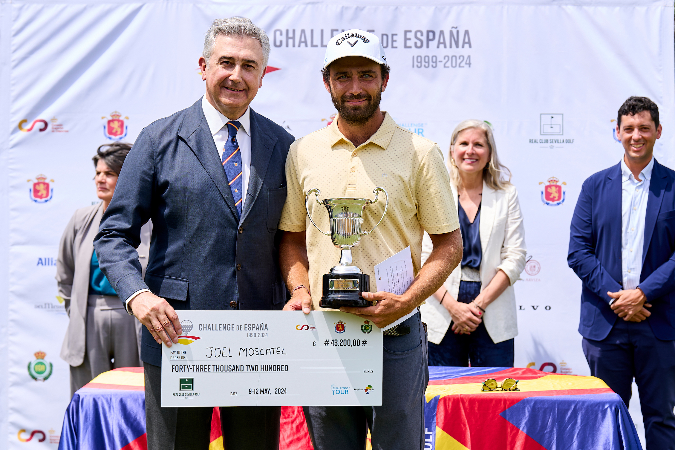 MOSCATEL SE CORONA EN EL CHALLENGE DE ESPAÑA EN EL REAL CLUB SEVILLA GOLF